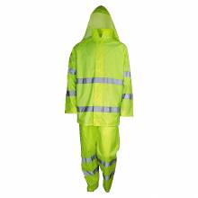 Αδιάβροχο κοστούμι φωσφοριζέ GALAXY Rain Plus Hi-Vis 516 υψηλής ορατότητας με κουκούλα ( 516 )