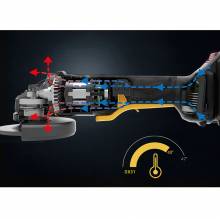 CAT SOLO ΓΩΝΙΑΚΟΣ ΤΡΟΧΟΣ ΜΠΑΤΑΡΙΑΣ 125mm BRUSHLESS Li-Ion 18V DX314B ( 05-7354 )