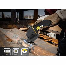 CAT ΓΩΝΙΑΚΟΣ ΤΡΟΧΟΣ 125ΜΜ 1200W DX36 ( 05-7370 )