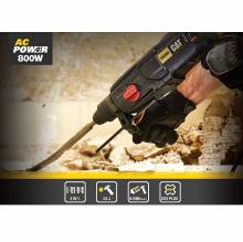 CAT ΔΡΑΠΑΝΟ ΠΕΡΙΣΤΡΟΦΙΚΟ ΠΙΣΤΟΛΕΤΟ SDS+ 800W DX26 ( 05-7374 )
