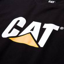 CAT ΜΠΛΟΥΖΑΚΙ ΚΟΝΤΟΜΑΝΙΚΟ ΜΑΥΡΟ TM LOGO No S-2XL ( 1510305-016 )