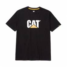 CAT ΜΠΛΟΥΖΑΚΙ ΚΟΝΤΟΜΑΝΙΚΟ ΜΑΥΡΟ TM LOGO No S-2XL ( 1510305-016 )