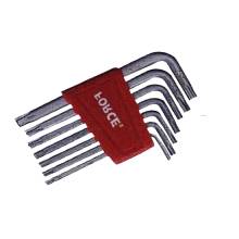 Κλειδιά Allen torx FORCE 5071 T με τρύπα σετ 7 τεμαχίων T10Η-T40Η ( 5071T )