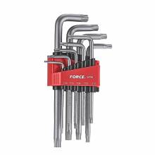 Κλειδιά Allen torx FORCE 5098 LT μακριά σετ 9 τεμαχίων T10H-T50H ( 5098LT )