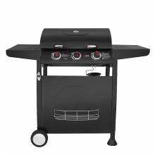 Ψησταριά BBQ υγραερίου THERMOGATZ GS GRILL LITE 3 9000W με 3 εστίες (03.313.201)