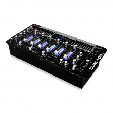 Μείκτης DJ IBIZA DJM102-SB με 12 εισόδους, 6 κανάλια σε φόρμα 19'' (DJM102-SB)