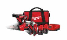 MILWAUKEE M12 BPP4A-202B POWERPACK ΣΕΤ ΕΡΓΑΛΕΙΩΝ ( 4933441240 )