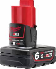 MILWAUKEE M12 Β6  12V ΜΠΑΤΑΡΙΑ 6.0 AH ( 4932451395 )