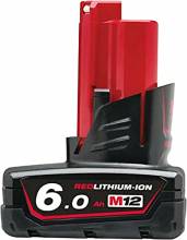 MILWAUKEE M12 Β6  12V ΜΠΑΤΑΡΙΑ 6.0 AH ( 4932451395 )