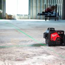 MILWAUKEE M12 3PL-0C LASER 360° 3 ΚΕΦΑΛΩΝ ΠΡΑΣΙΝΗΣ ΔΕΣΜΗΣ 3 PLANE LASER ( 4933478103 )