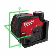 MILWAUKEE M12 CLLP-301C ΓΡΑΜΜΙΚΟ LASER 2 ΓΡΑΜΜΩΝ ΠΡΑΣΙΝΗΣ ΔΕΣΜΗΣ ΚΑΙ ΚΟΥΚΚΙΔΑΣ ( 4933478100 )