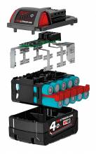 MILWAUKEE M18 B4 ΜΠΑΤΑΡΙΑ 18V 4.0 AH ( 4932430063 )