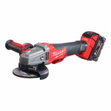 MILWAUKEE M18 FUEL CAG125XPDB-502X ΓΩΝΙΑΚΟΣ ΤΡΟΧΟΣ 125 MM ΜΕ ΦΡΕΝΟ ( 4933451544 )