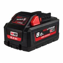 MILWAUKEE M18 HIGH OUTPUT HB8 ΜΠΑΤΑΡΙΑ 18V 8.0 AH ( 4932471070 )