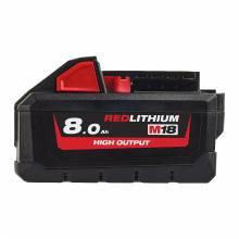 MILWAUKEE M18 HIGH OUTPUT HB8 ΜΠΑΤΑΡΙΑ 18V 8.0 AH ( 4932471070 )