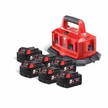 MILWAUKEE M18 NRG-506 6 ΜΠΑΤΑΡΙΕΣ 18V 5.0 AH ΠΟΛΥΦΟΡΤΙΣΤΗΣ M1418C6 ( 4933471821 )