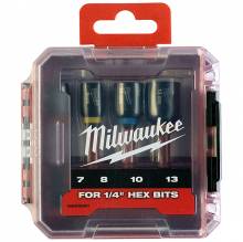 MILWAUKEE ΜΑΓΝΗΤΙΚΑ ΚΑΡΥΔΑΚΙΑ SHOCKWAVE ΕΞΑΓΩΝΑ ΣΕΤ 4 ΤΕΜΑΧΙΩΝ ( 4932492445 )