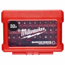 MILWAUKEE ΜΥΤΕΣ & ΑΝΤΑΠΤΟΡΑΣ SHOCKWAVE ΣΕΤ 32 ΤΕΜΑΧΙΩΝ ( 4932464240 )