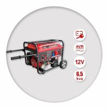 Γεννήτρια βενζίνης 6,5 KVA MIYAKE ΗΖΒ 6500 E3 ATS Ready Τετράχρονη Αερόψυκτη 380V με Μίζα ( 202318 )