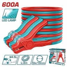 Καλώδια εκκίνησης TOTAL 3m με λάμπα LED ( PBCA16008L )