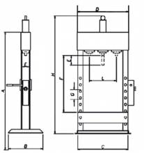 Πρέσα βαρέως τύπου MULTI 10T 80526