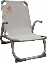 Καρέκλα παραλίας SUMMER CLUB 19363 αλουμινίου χαμηλή σε χρώμα Λευκό (19363)