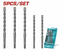 Τρυπάνια σετ 5 τεμαχίων TOTAL SDS - PLUS ( TAC190501 )
