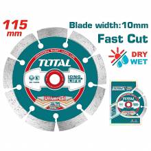 Διαμαντόδισκος TOTAL UNIVERSAL 115 Χ 22.2mm ( TAC2111153 )