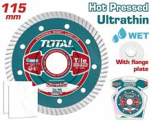 Διαμαντόδισκος UNIVERSAL TOTAL υγράς κοπής 115 Χ 22.2mm Χ 1.2mm  ( TAC2131151HT )
