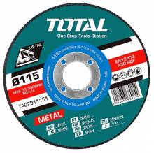 Δίσκος κοπής ΙΝΟΧ - μετάλλου TOTAL 115 Χ 1.2mm ( TAC2211155 )