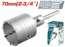 Διαμαντοκορώνα Μπετού TOTAL SDS - PLUS 70mm ( TAC430701 )