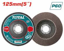 Πολύπτερο γυαλίσματος μετάλλου / ΙΝΟΧ TOTAL 125mm P60 ( TAC631252 )