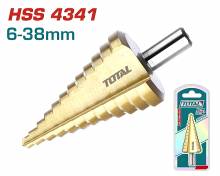 Τρυπάνι Κώνικο TOTAL 6-38mm Επαγγελματικό ( TAC7563801)