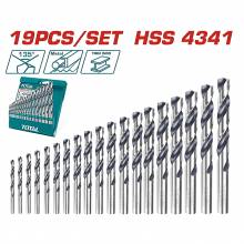 Τρυπάνια TOTAL HSS σετ 19ΤΕΜ ( TACSD0195 )