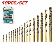 Τρυπάνια TOTAL σετ HSS 19 τεμαχίων ( TAKSDB9195 )