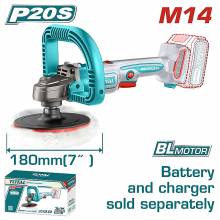 Αλοιφαδόρος Γωνιακός Μπαταρίας TOTAL Li-ion 20V / 180mm Χωρίς Μπαταρία & Φορτιστή Επαγγελματικό ( TAPLI2018 )
