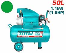 Αεροσυμπιεστής Λαδιού TOTAL 1.1kW / 1.5HP / 50Lit ( TC255061E )
