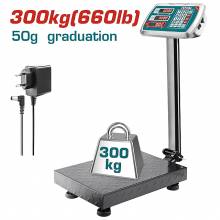 Ζυγαριά επιδαπέδια TOTAL ηλεκτρονική 300Kg & Υποδιαίρεση 10gr ( TESA33001 )