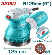 Τριβείο Χούφτας Εκκεντρο TOTAL 320W / Φ-125mm Επαγγελματικό  ( TF2131256 )