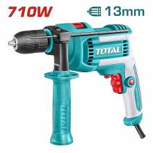 Δράπανος Κρουστικός TOTAL 710W Αυτόματο Τσόκ 13mm Επαγγελματικός ( TG10713662 )