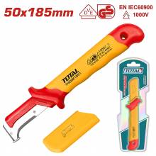Μαχαίρι απογύμνωσης καλωδίων TOTAL κυρτό 185mm 1000V VDE ( THIDCK1851 )