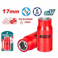 Καρυδάκι εξάγωνο TOTAL 1/2" 17mm 1000V VDE ( THIHAST12171 )