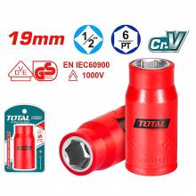 Καρυδάκι εξάγωνο TOTAL 1/2" 19mm 1000V VDE ( THIHAST12191 )