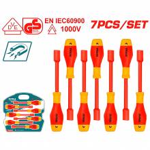 Κατσαβίδια καρυδάκια TOTAL σετ 7 τεμαχίων 1000V VDE ( THKISD0701 )