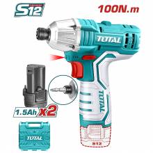 Παλμικό κατσαβίδι TOTAL μπαταρίας λιθίου 12V ( TIRLI1201 )