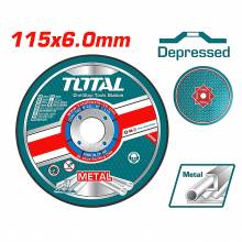 Δίσκος λειάνσεως μετάλλου TOTAL Φ - 115 Χ 6mm ( TAC2231151 )