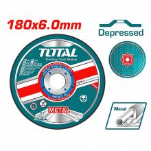 Δίσκος λειάνσεως μετάλλου TOTAL Φ - 180 Χ 6mm ( TAC2231801 )