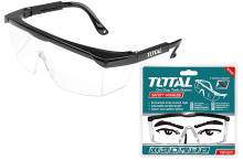 Γυαλιά προστασίας TOTAL TSP301 διάφανα με πλευρική προστασία ματιών (4 ρυθμίσεις βραχίονα)