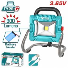 Προβολέας LED Μπαταρίας TOTAL Li-ion 3.6V Type C ( TRLF4415 )