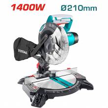 Φαλτσοπρίονο ξύλου TOTAL 1400W / Φ210 mm ( TS42142101 )